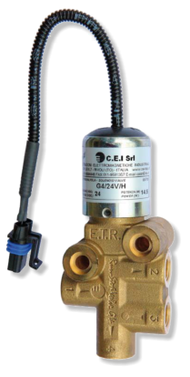elettrovalvola a 3 e 4 vie